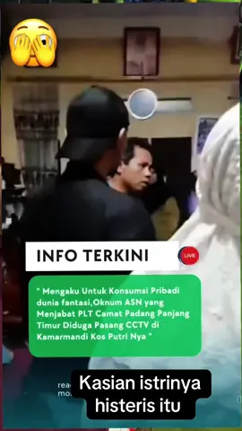 Kota Padang Panjang digemparkan oleh dugaan pemasangan kamera CCTV di kamar mandi sebuah kos putri yang berlokasi di Kelurahan Guguak Malintang. Dugaan ini mencuat dan viral di Padang Panjang Online pada Senin malam, 24 November 2025. Diketahui 3 dari 13 remaja putri penghuni kos merasa keberatan dan memutuskan melaporkan kejadian tersebut ke Polres Padang Panjang. Berdasarkan informasi yang dihimpun, dugaan pemasangan CCTV itu pertama kali disadari oleh para penghuni kos. Temuan tersebut membuat mereka resah dan langsung melaporkannya kepada aparat setempat. Saat awak media ini tiba di lokasi pada malam kejadian, terlihat Bhabinkamtibmas Kelurahan Guguak Malintang bersama seorang personel Satreskrim Polres Padang Panjang sudah berada di tempat dan mendampingi tiga remaja putri menuju Mapolres Padang Panjang untuk membuat laporan resmi. Pemilik kos berinisial DR, yang diketahui merupakan ASN sekaligus menjabat sebagai Plt Camat di Kecamatan Padang Panjang Timur, saat ditanyakan mengklaim bahwa kejadian tersebut hanyalah sebuah kesalahpahaman. Tetapi ketika dibawa ke mapolres  Dalam keterangannya pada Selasa dini hari (25/11/2025) pukul 02.50 WIB, ia membenarkan bahwa DR tengah dimintai keterangan oleh penyidik. “DR mengakui bahwa ia merekam. Katanya untuk konsumsi pribadi,” ungkap Zulhendri. #viral #fyp