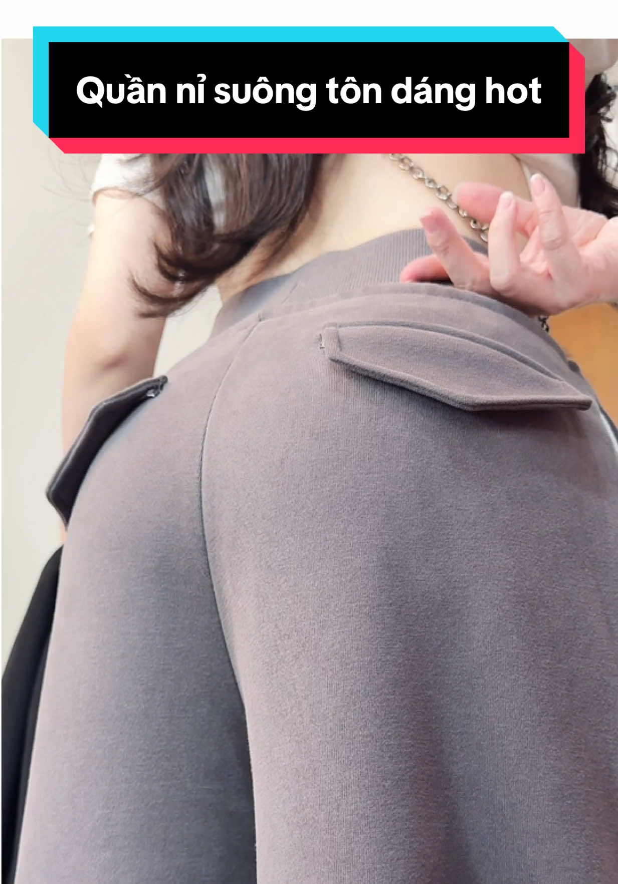 Quần nỉ suông siu tôn dáng hot #N #phanhriviuuu #thoitrangnu #outfitideas #xuhuong 