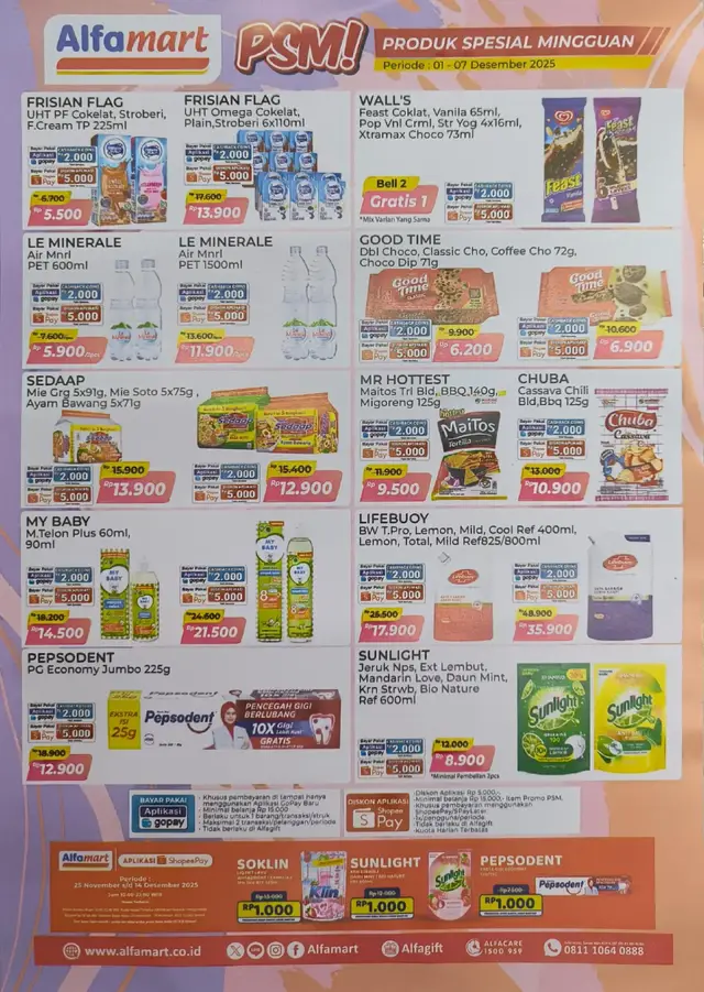 pop promo psm week 1 & 2, seger, ceban, pwp, serba gratis desember 2025 di Alfamart 🗿👍🏻 #fyp #promoalfamart #alfamarttiktok #alfamart 