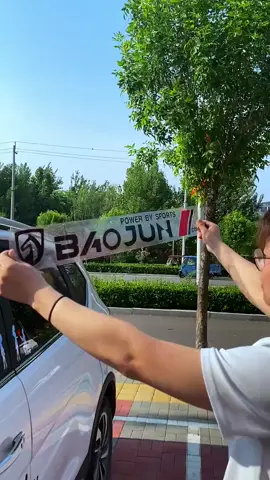 Car pull flower sticker decoration #car #caraccessories #carconversion #fypシ #carmodification 