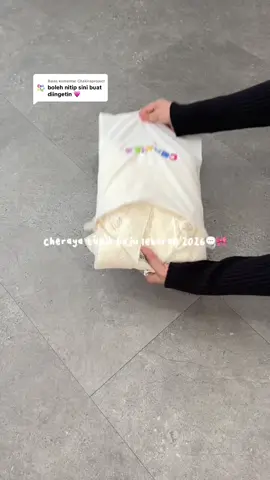 Membalas @Chakiraproject versi detailsnya, try on nya nanti malam jam 20.00 wib di live yaa! jangan lupa join live 🥳💗 #chakiraproject #cherayatunik #bajulebaran2026 