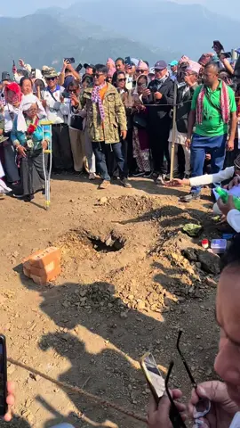 सुम्निमा पारुहाङ प्रतिमा निर्माणको शिलान्यास कार्यक्रम 🏹💙#kirati #sumnimaparuhang #supriya_sotang #fyp @NEHA RAI 