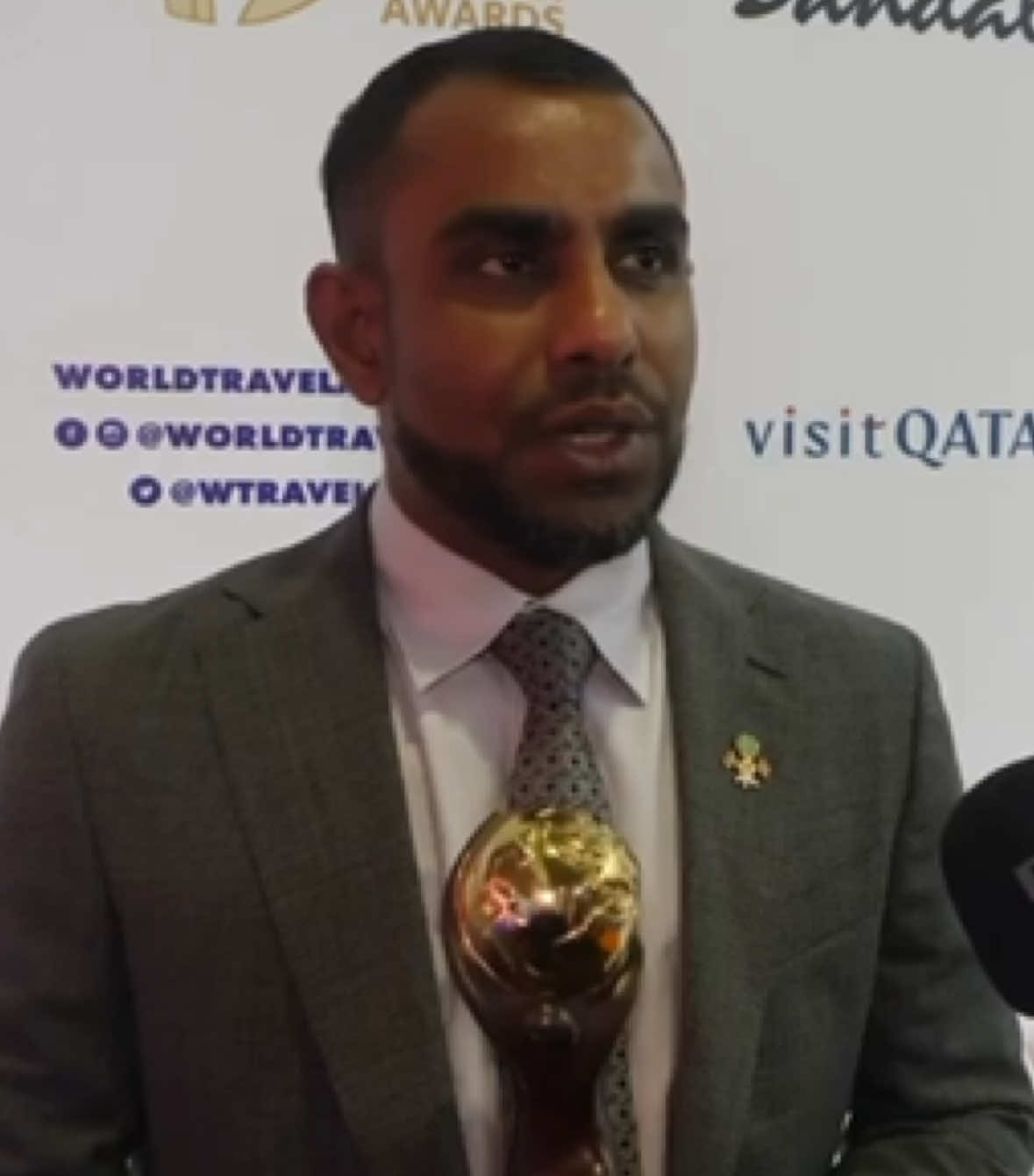Ex-minister faisal’s inspiring speech at World Travel Awards #maldivestiktok #maldivestiktok🇲🇻 #dhivehitiktok #dhivehi 
