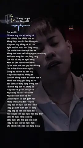 Tết này xa quê…#nhachaymoingay❤️ #lyrics #nhactamtrang #batnhipcamxuc #xuhuongtiktok 