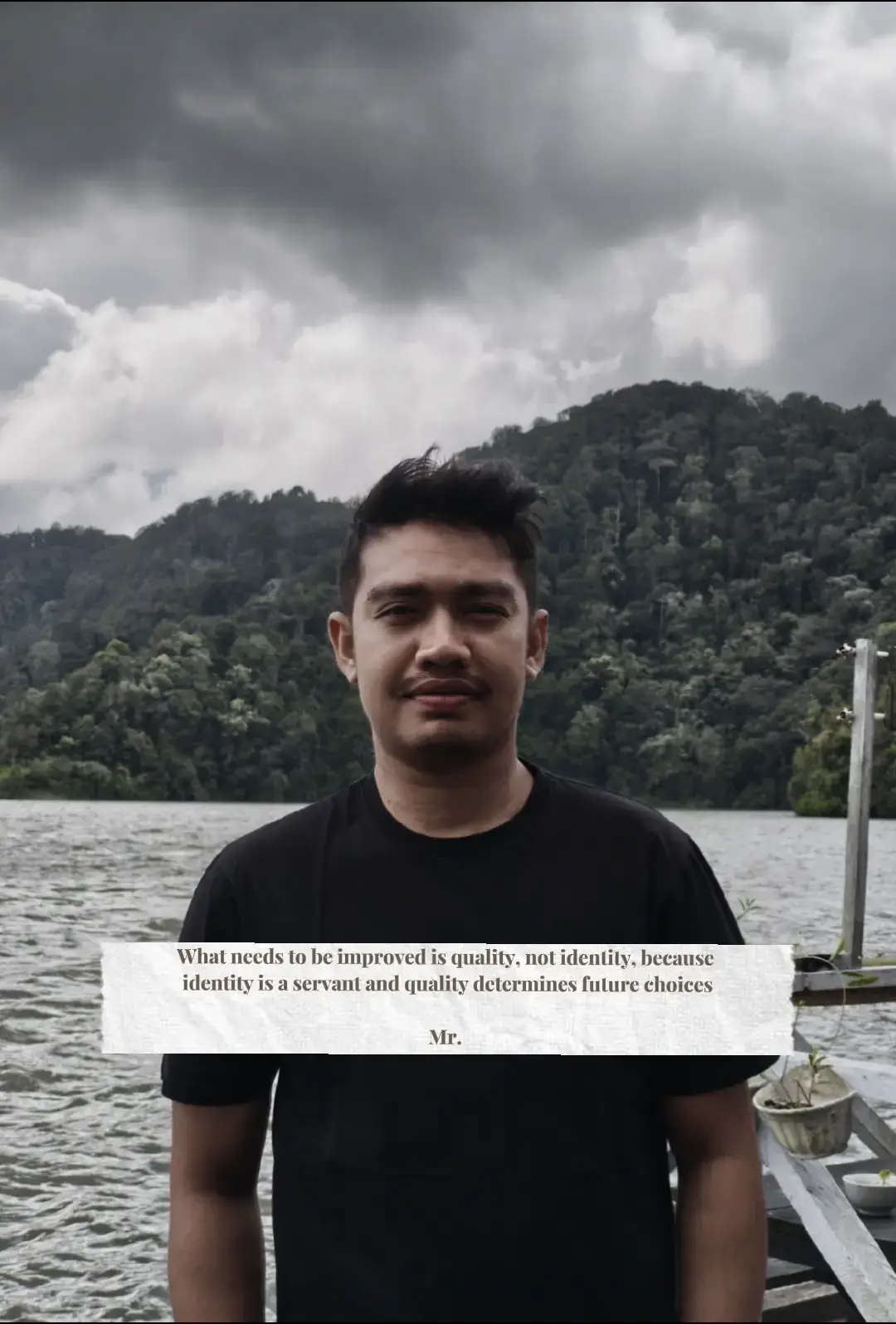 What needs to be improved is quality, not identity, because identity is a servant and quality determines future choices #fyp #quotes #logic #xybca #4u 