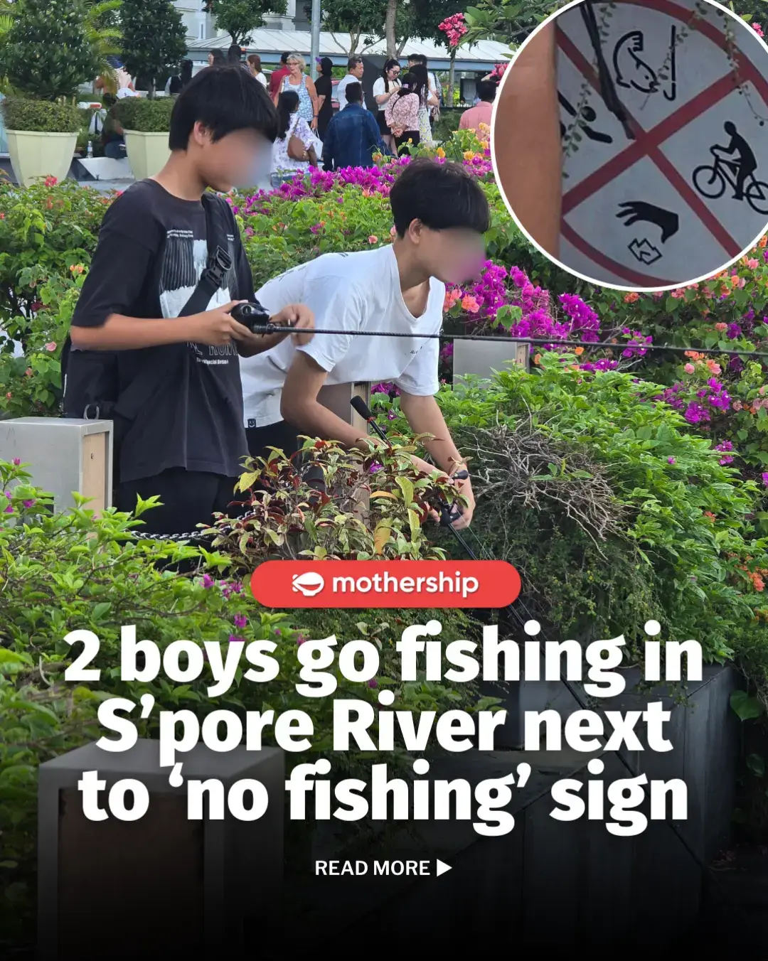 when u forget that u're in singapore 😐 PUB said they have stepped up enforcement patrols in the area, and urged the public to report any other such illegal fishing. First time offenders will receive warning letters or composition fines, while repeat offenders could be prosecuted in court and fined up to S$3,000. #fyp #news #sgnews 