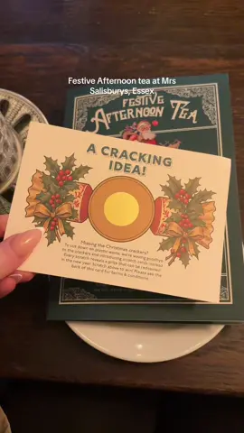 Festive Afternoon tea at Mrs Salisburys, Essex🎄 a must visit this winter #festiveafternoontea #essexafternoontea #mrssalisburys #afternoonteaessex