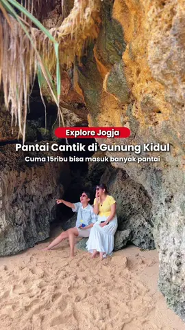 [WAJIB KESINI] Rekomendasi Pantai yang bisa dikunjungi kalo lagi di Yogyakarta ✨ Cuma bayar 15ribu perorang udah bisa explore beberapa Pantai di Gunung Kidul ini (Pantai Mesra, Pantai Mbuluk, Pantai Kukup, Pantai Baron) . Kalo mau kesini, gue ada rekomendasi hotel affordable yang estetik yang bisa dicoba kalo di Jogja ✨ Sans Stay Meizan Malioboro Yogyakarta ini punya desain yang estetik dan lokasinya cuma 5menit ke Malioboro ✨ Bookingnya lewat aplikasi RedDoorz yaaa dan pake kode promo YUKNGINEP ‼️ . @reddoorzid  ##reddoorzid#redtravelers #berkeSANS #hoteljogja #hotelestetikjogja 