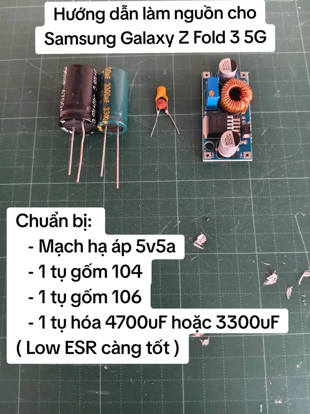 Hướng dẫn làm nguồn trực tiếp cho Samsung Galaxy Z Fold 3 5G và các dòng máy tương tự khác Giúp ổn định nguồn điện, có thể thoải mái chơi game, nghe nhạc mà không lo vấn đề sập nguồn giữa chừng. Mẹo bypass mạch bảo vệ pin trên các dòng Z Fold để khởi động máy một cách dễ dàng mà không cần cắm thêm type C để kích sạc. #samsunggalaxy #samsungdex #mobilador_📲🖱️❤️ #samsungzfold3 #dex 