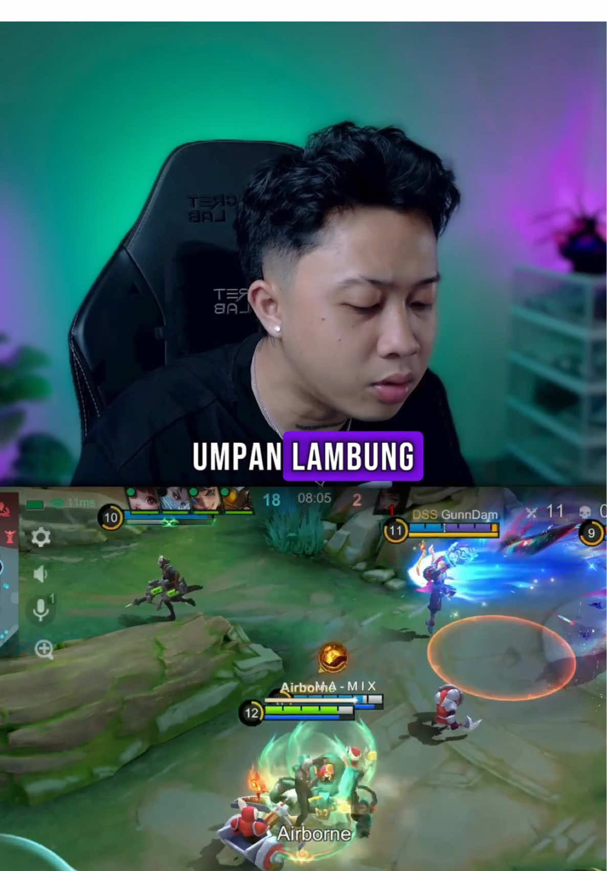 Kombo umpan lambung bersama jawhead  #fyp #mlbb 