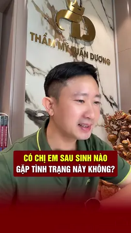 Tình trạng chem chép hay gặp của chị em sau sinh #bacsytuanduong #thammytuanduong #thammy #lamdep 