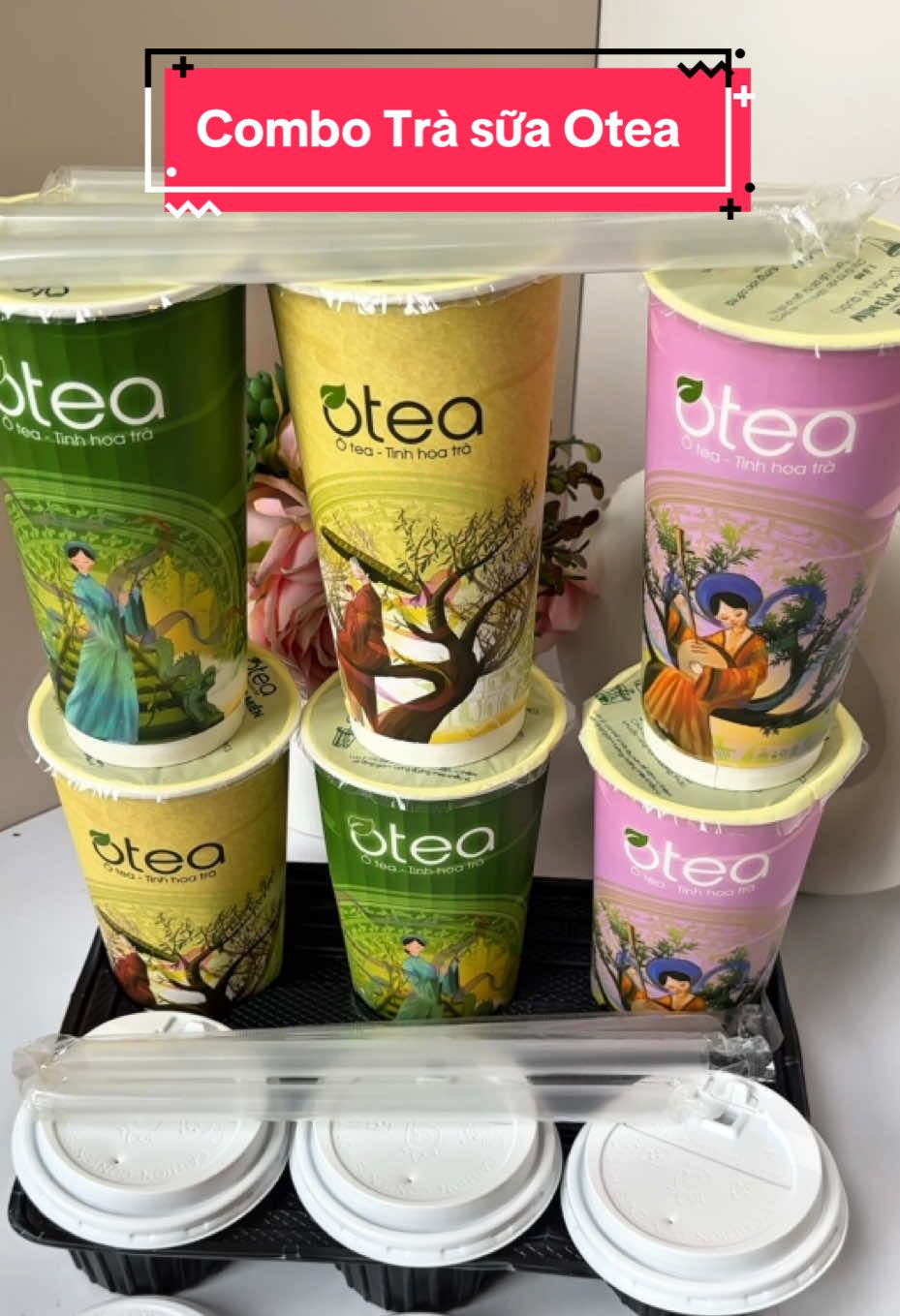 Combo trà sữa Otea trân châu trắng thơm ngon mát lạnh đang có deal hời ạ #trasua #tranchau #tet2026 #huyenchaucongchua #monngonngaytet 