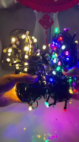 Đèn led kim cương nhiều màu trang trí Noel, tết, mai đào, bàn thờ nhà cửa rất đẹp với 3 chế độ nhấp nháy #denledtrangtri #daydenledtrangtri #dentrangtritet #dentrangtrinoel #xuhuong 