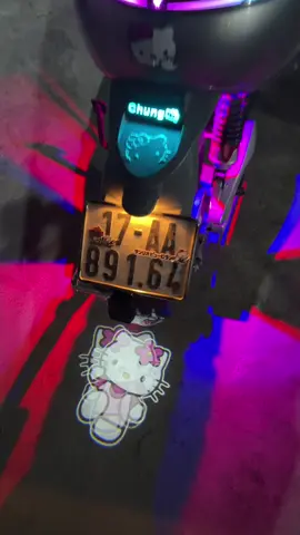 Trả lời @Baby cuti🍼 Cách lắp đèn chiếu hình hellokitty và cách sử dụng cho ae day ❤️ #xedovietnam #xediendo #gogo #xuhuong #hellokitty😻 