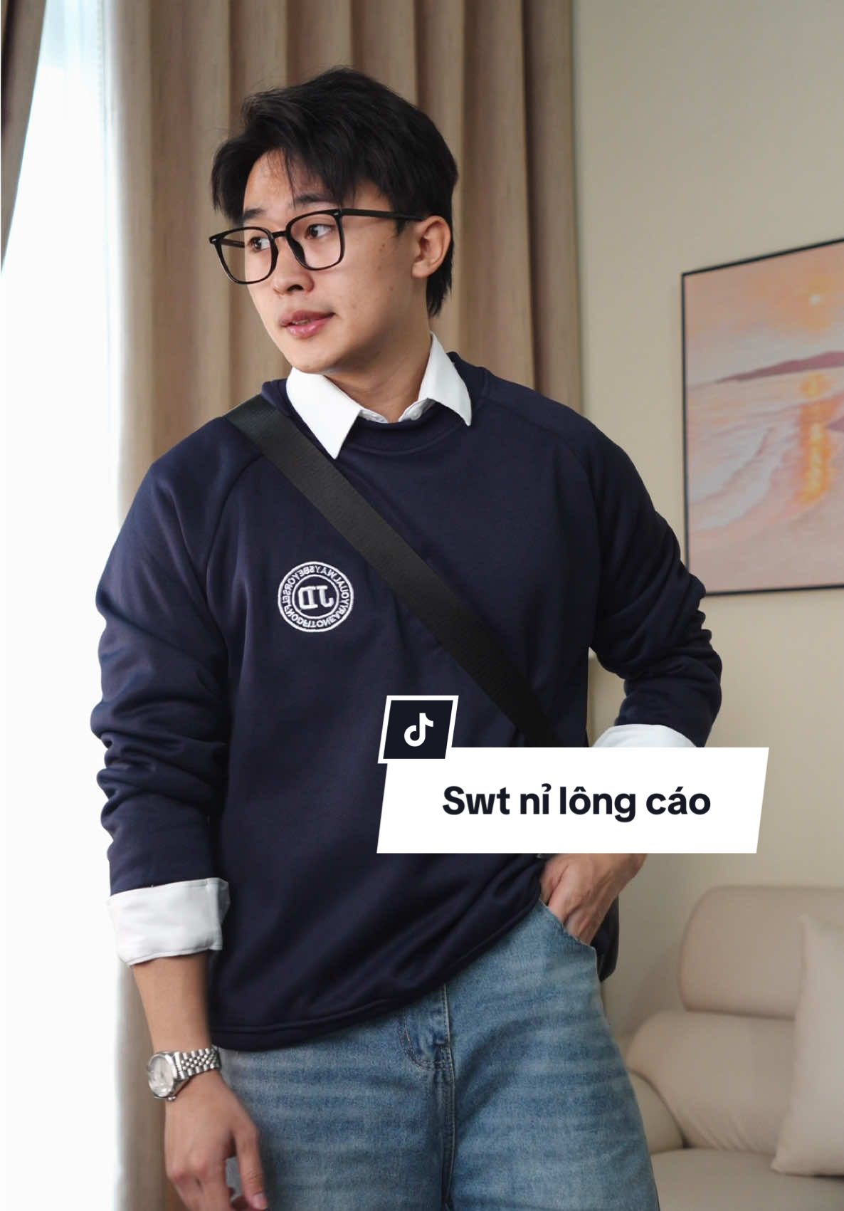 lót lông nên mặc ấm hơn nỉ thườngg#outfit #sweater 