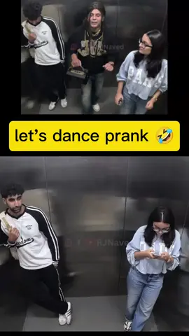 let's dance lift prank 🤣#prankcall #prankster #rjnaveedliftprank #funny #liftprankvideos 