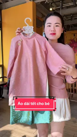 Áo dài tết cho bé gái#duongnhim #quanaotrecon #aodaitet #aodaitetchobe #aodaitetbegai 
