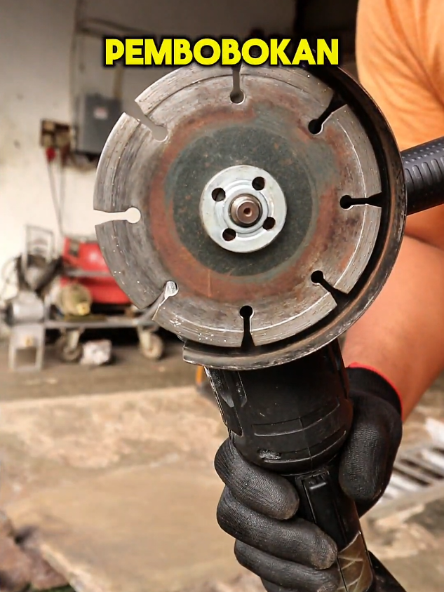 Cara Bobok Tembok Pakai Gerinda  #tutorial #tukang #teknik #DIY #tips 