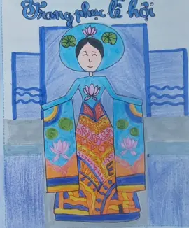 Cùng ngắm tác phẩm của các bé lớp 5#tranhve#ai