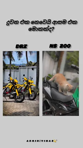 ඔයා ආසම ම එක මොකක්ද? #creatorsearchinsights #viralvideo #ns200 #drz#fouryou #viralvideo 