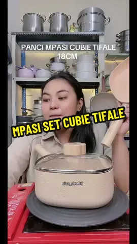 Panci mpasi bentuk diagonal lucu banget beda dari yg lain sudah pfoa free yaa  #pancimpasi #mpasi #panciantilengket 