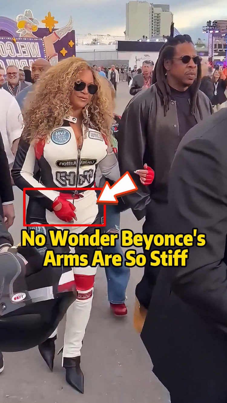 No wonder Beyoncé’s arms are so stiff;after her tour,her body went through three little-known changes.#usa #fyp #celebrity #beyoncé 