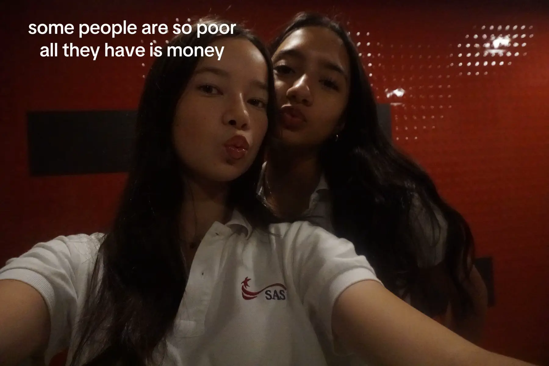 some people are so poor all they have is money🥹