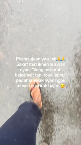 Payah pakek bajee lam umpan#hujan🌧️ #banjir #acehviral #fyp 