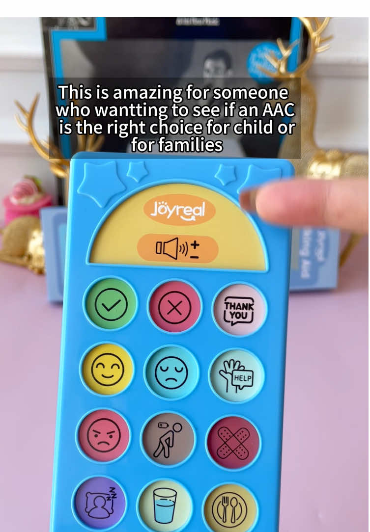 JoyrealAACCommunicationDeviceforAutism(batterynoincluded)-SensoryforSpeechTherapy&StrokeRehab.AutismTalkingAidswith6ProgrammableButtons&AdjustableVolume,AutismToysforKidsandAdults#AutismSupport#AACDevice #TikTokShopBlackFriday #TikTokShopCyberMonday #spotlightfinds 