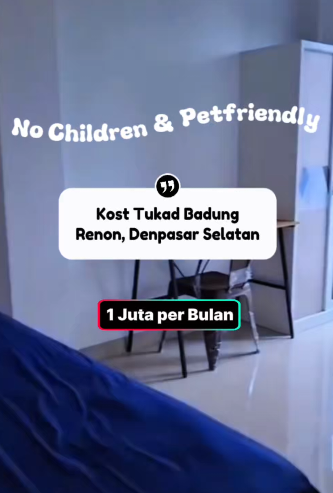 Kost Petfriendly di Tukad Badung, Renon, Denpasar Selatan Lagi cari kost di area Renon yang nyaman, strategis, dan bisa bawa hewan peliharaan? Kost ini cocok banget buat kamu yang butuh tempat tinggal dekat Niti Mandala Renon, Icon Mall, dan Level 21 Mall. Aksesnya gampang, lingkungannya tenang, dan fasilitasnya lengkap buat tinggal jangka pendek maupun panjang. Harga Sewa: • Mingguan: Rp 350.000 (free listrik) • Bulanan: Rp 1.000.000 • Tahunan: Rp 12.000.000 Fasilitas: • AC • Wifi • Bed • Lemari • Meja + kursi • Dapur + kitchen sink • Kamar mandi dalam • Free air • Listrik token • Parkir motor & mobil Rules: • Bisa untuk single, couple, atau keluarga tanpa anak • Petfriendly — boleh bawa hewan peliharaan • Bebas 24 jam asal tetap menghargai kenyamanan penghuni lain Available: 27 Nov 2025 👉🏻 Untuk info alamat lengkap & kontak pemilik agar bisa survey gratis, klik link di bio ya! #kost #bali #KostDenpasar #KostBali #fyppppppppppppppppppppppp 