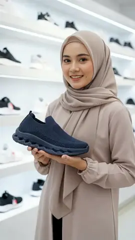 Dr. Kevin Sepatu Sport Pria Men Sneakers Flyknit Slip On 889-093.