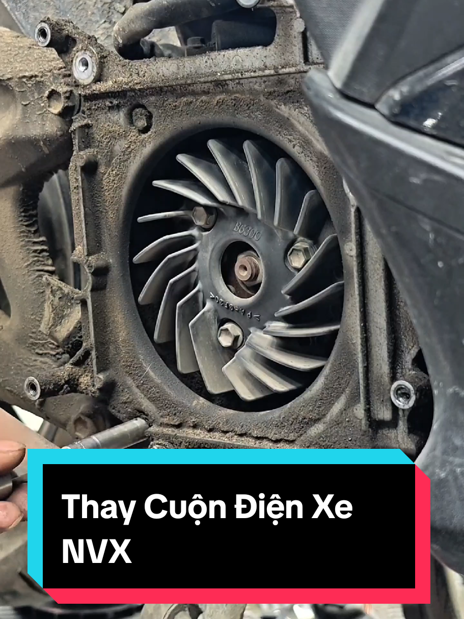 Lên Cho ae quả kèo thay cuộn điện của NVX Nỗi ám ảnh của nhiều ae thợ 😁#baoduongxemay #baoduongxe #xecungmotor 