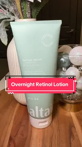 Saltair Retinol Revive Lightweight Overnight Lotion #saltair #retinol #retinolskincare #skincare #bodylotion 