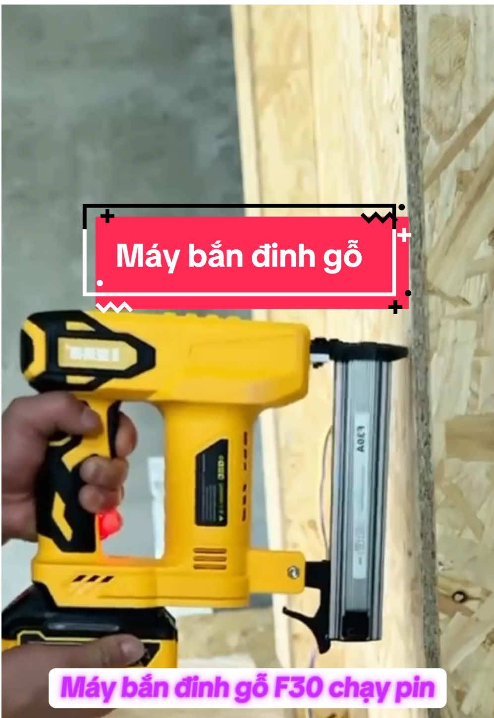 Máy bắn đinh gỗ F30 chạy pin. #maybandinh #maybandinhgo #maybandinhpin #maybandinhf30 #bachhoaxanhgiadinhviet 