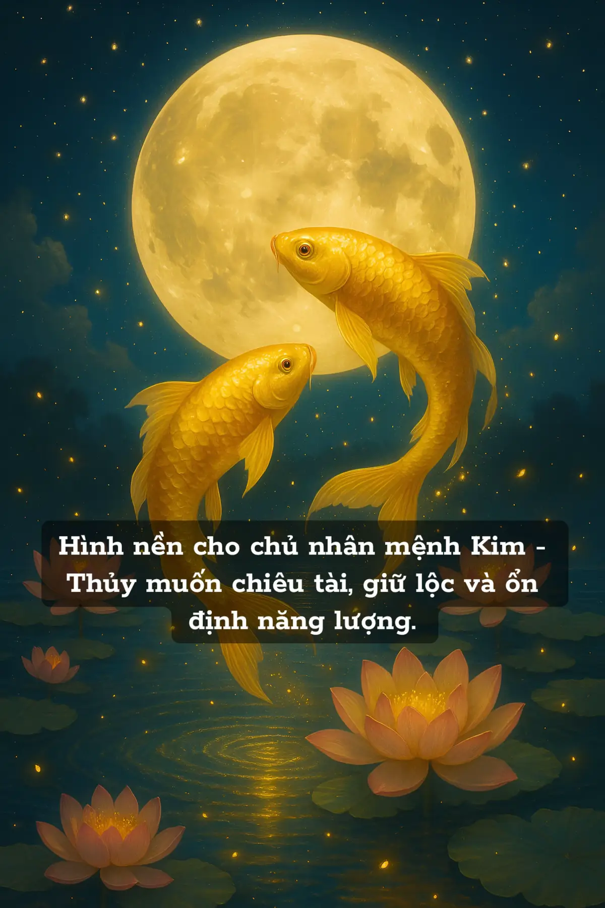 Hình nền cho chủ nhân mệnh Kim - Thủy muốn chiêu tài, giữ lộc và ổn định năng lượng. #meophongthuy #vanmenh #hinhnen #menhkim #menhthuy 
