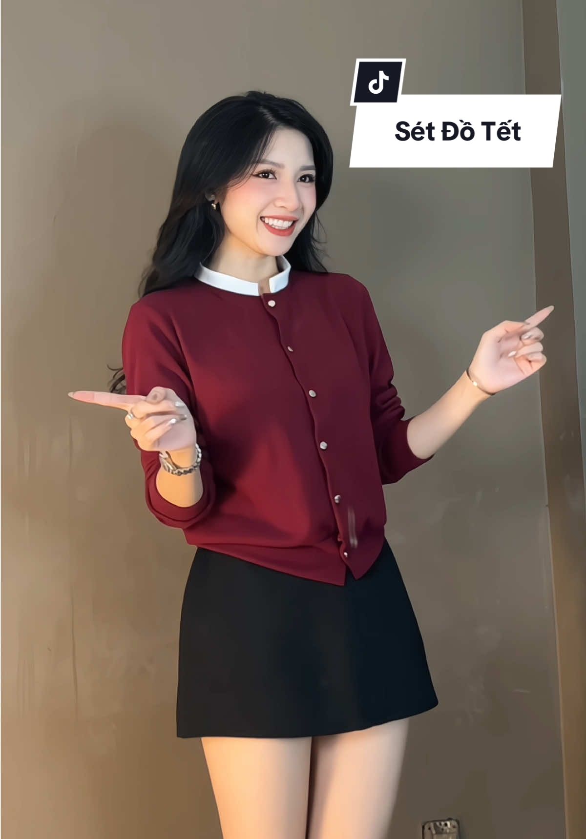 Outfit mùa Noel Tết sắp tới cho Chị Em mình đây nhé 🥰 #aokhoaccadigan #setdonu #thoitrangnu #NhưÝTrương 
