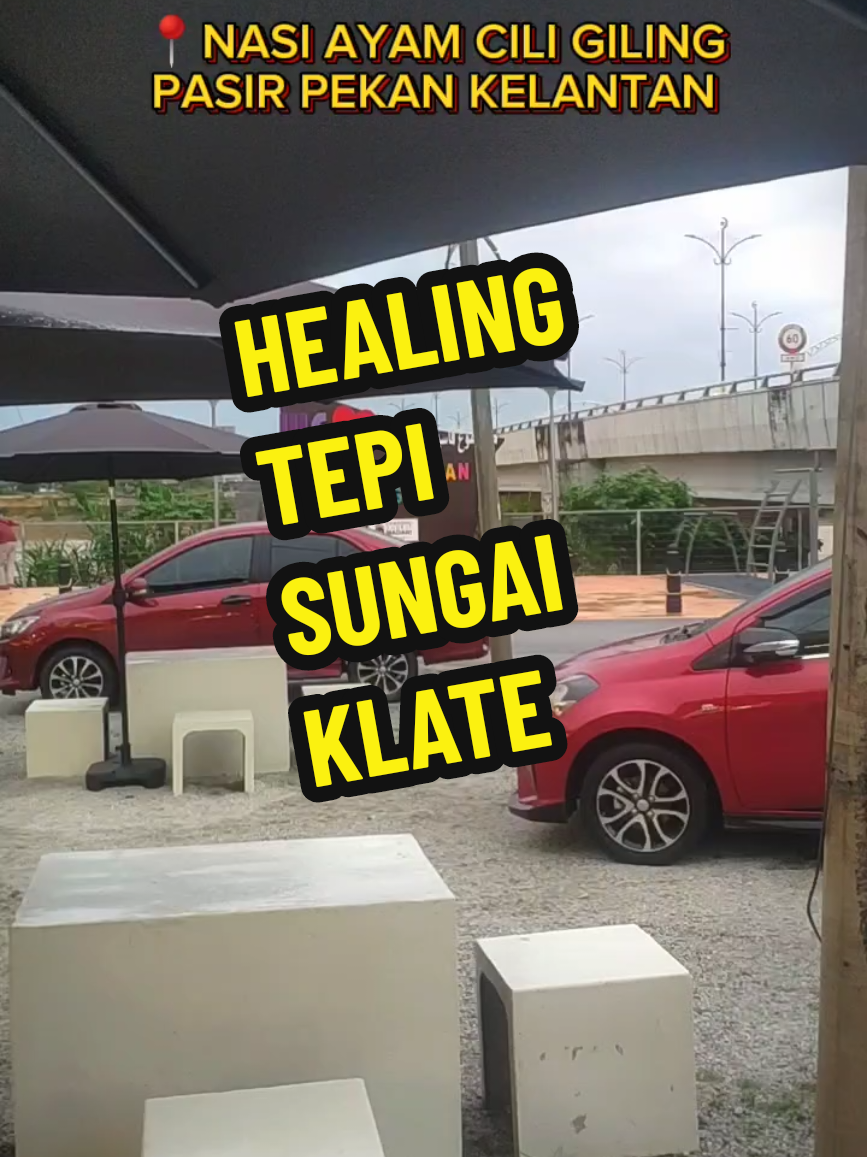 Tempat healing tepi sungai kelantan 🌧️☕🥴🫰 #kojurogaming #kelantan #malaysia #lepak #tepisungai 