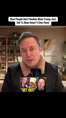 Most People Don’t Realize What Trump Just Did To Ilhan Omar!! | Elon Musk #elonmuskmotivation #elonmusk #news #breakingnews #usa 