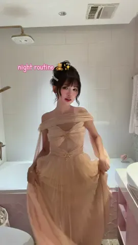 Night routine ✨🧸 #tencuatolapun #fyp #trending 