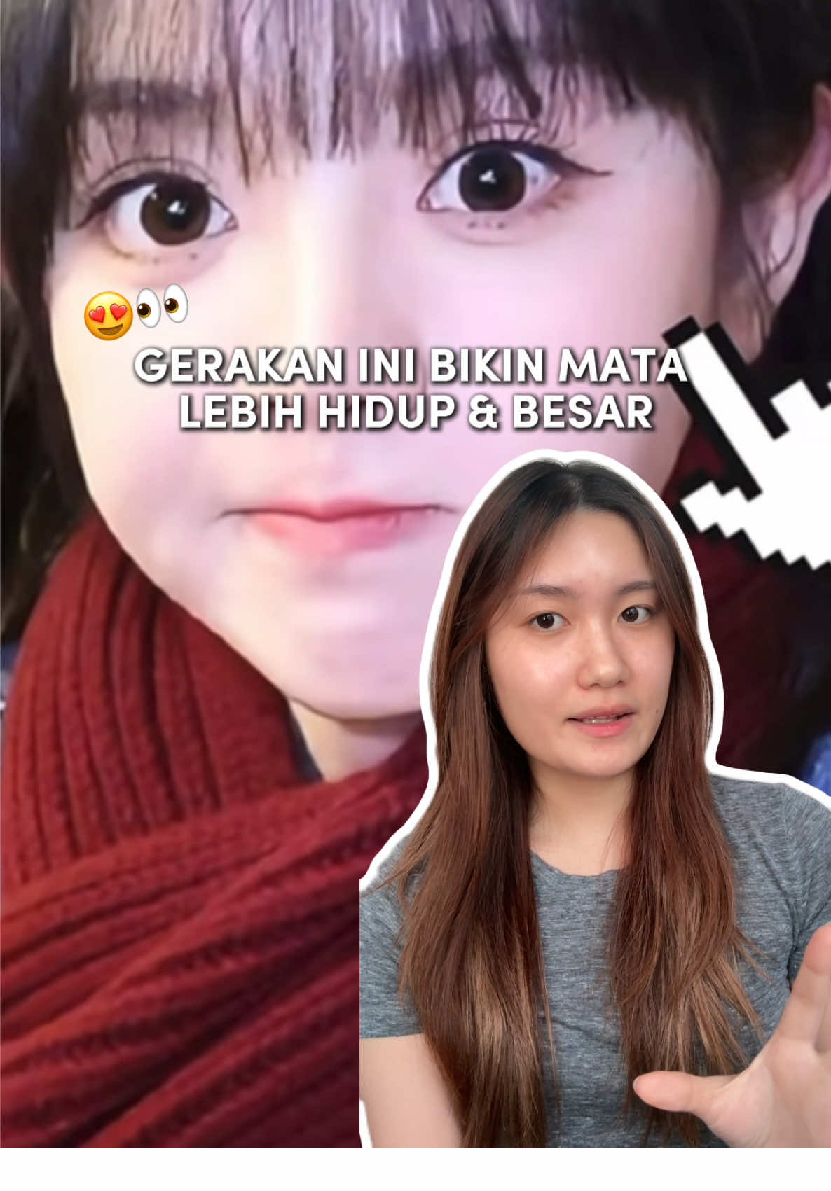 Gerakan ini bikin mata lebih hidup & besar👀#skincarebybet #beautytips #beautyhacks 