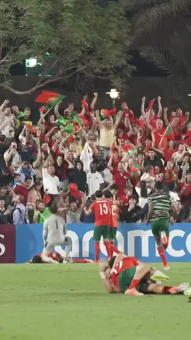 What a performance ... What a celebration. Portugal U-17 or should we call them the finalists! VAMOS!! 🇵🇹🧭  يا له من أداء… يا لها من احتفالية. البرتغال تحت 17، أم نسمّيهم المتأهلين إلى النهائي؟ فاموس!! 🇵🇹🧭 #U17WC #تحت17 #futbol #footballtiktok 