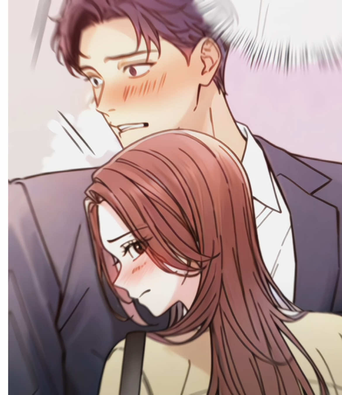 Khi cô gặp trục trặc ở tàu điện ngầm, vị trưởng phòng lạnh lùng đã đứng ra bảo vệ và giúp đỡ cô. Mối quan hệ của họ cũng phát triển từ đây. #muontangcakhong #야근하실래요 #manhwa #viral #hebe_gh🌱 