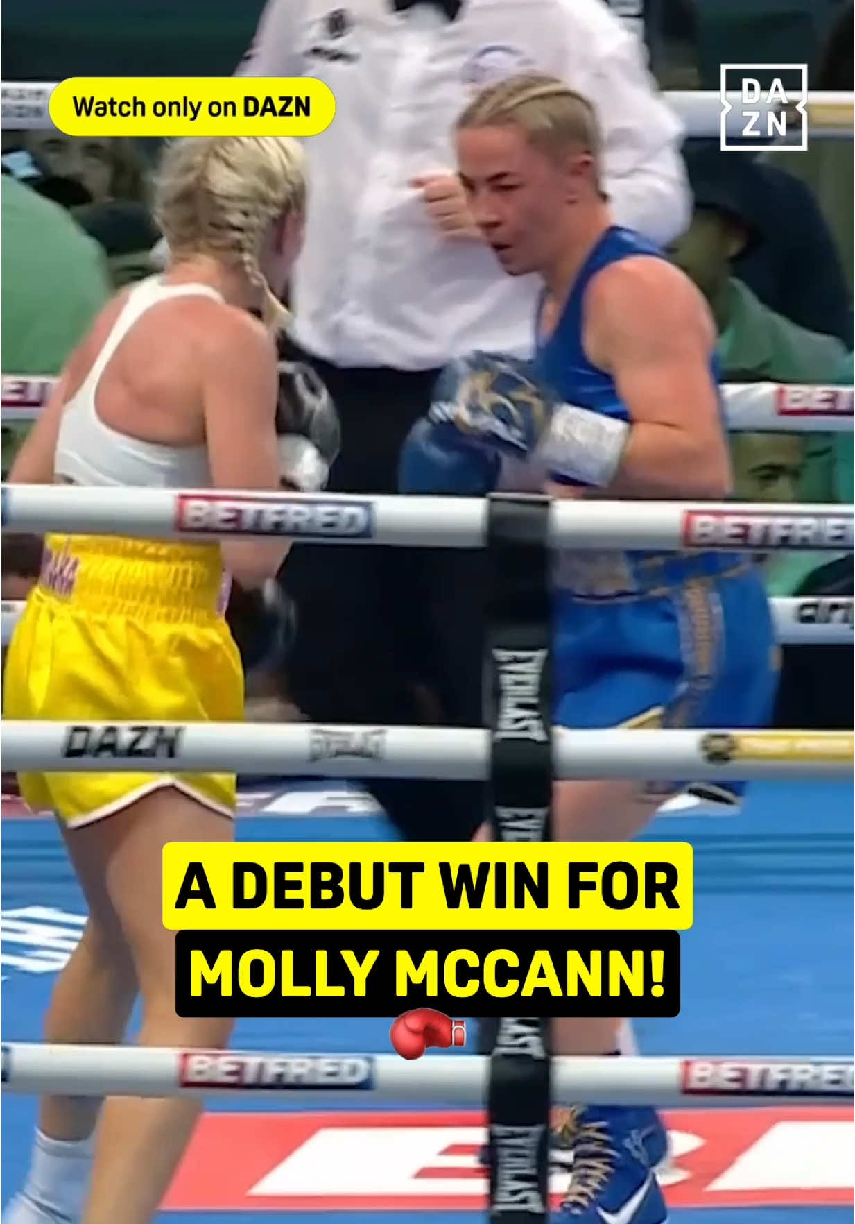 Meatball Molly McCann has POWER in the ring 😳💥 #WhittakerGavazi | Nov 29 | Live on DAZN ▪️ #boxing #mollymccann #UFC #mma 