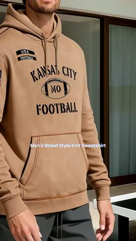 Men's Casual Fashion Sweatshirt, Loose Fit Long Sleeve, Letter Print Design, Thick Knitted Fabric, Ideal for Fall & Winter Seasons #essentialshoodie #rhinestonehoodie #travelhoodie #hoodieset #pulloverhoodie #footballsweatshirt #embroideredhoodie #menssweatshirt #halloweenhoodieblanket #silkyhoodie