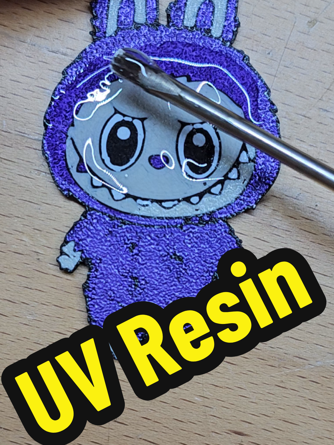 Ich wollte das schon immer ausprobieren 🤩👋🏻 UV-Harz-Time! #Labubu #UVResin #3dprinting #DIY #3ddruck 