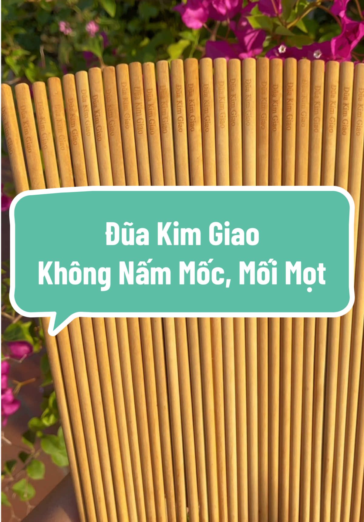 Đũa Kim Giao Mộc Gia - Không Nấm Mốc, Mối Mọt #mộcgia #giadungbep #đũakimgiao #đũa #xuhuong 