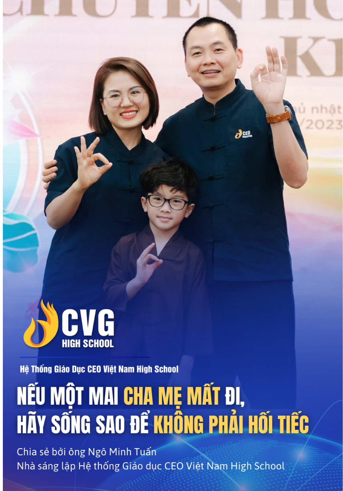 Nếu một mai cha mẹ mất đi, con cái hãy sống sao để không phải hối tiếc #ceohighschool #ngominhtuan #nuoidaycon #doanhnhan #LearnOnTikTok 