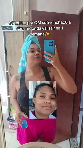 Chega de sofrer com rosto inchado amgg olha esse Azulzinho 🩵🤭 #inchaço 