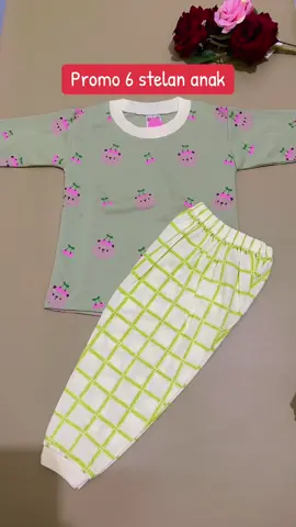 Promo 6 stelan anak#setelananak#setelanmurah#setelanterbaru#yusniati 