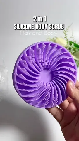2 in 1 SILICONE BODY BRUSH #siliconebodyscrubber #2in1siliconebodyscrub #bodyscrub 